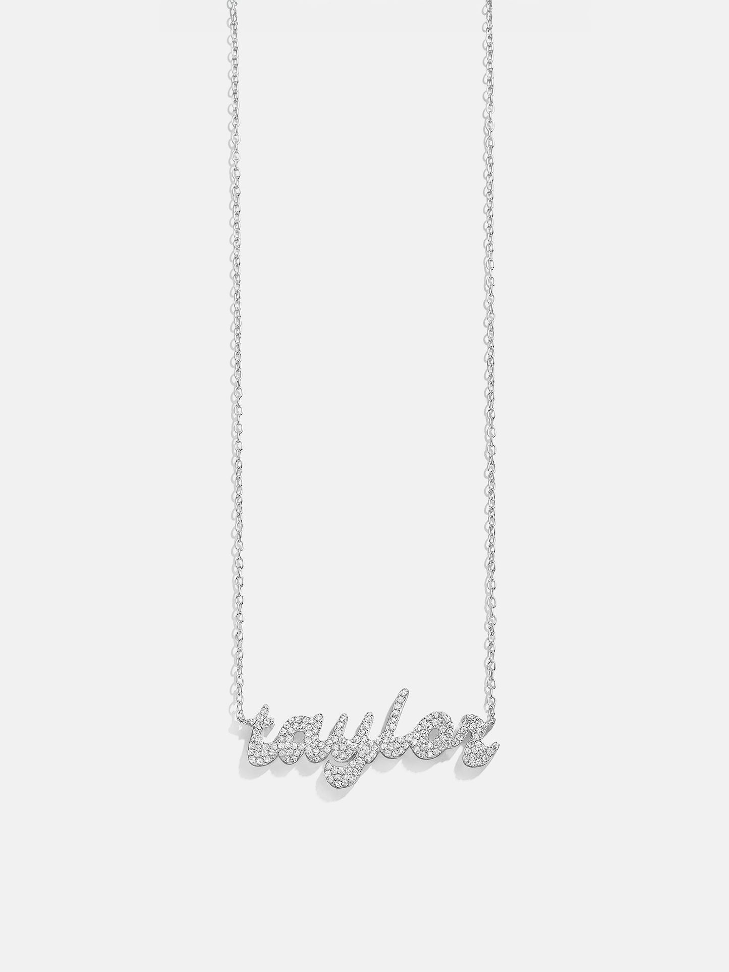 14K Gold Custom Nameplate Necklace - Luxe