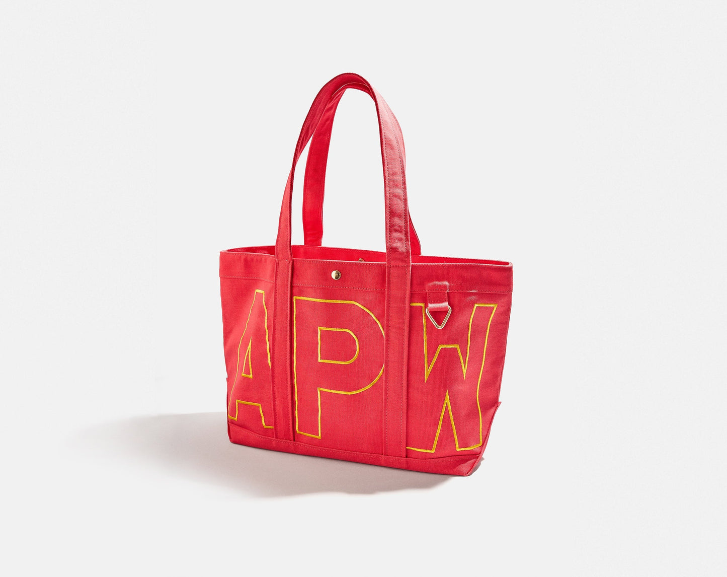 Solid Custom Alpha Tote - Cherry Red