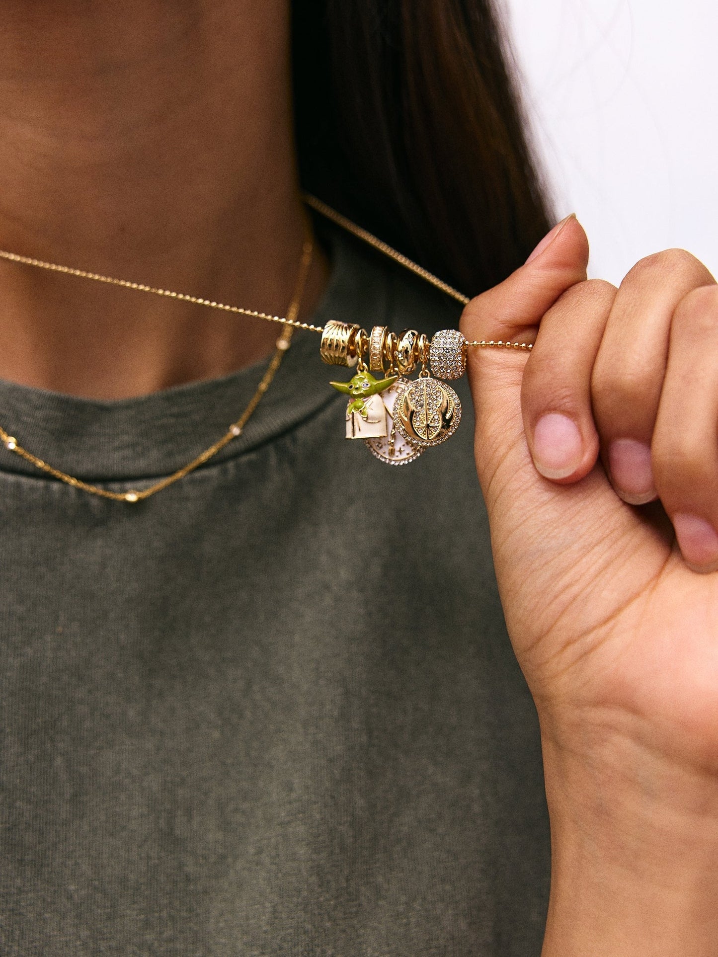 STAR WARSTM YodaTM Charm Necklace - Yoda