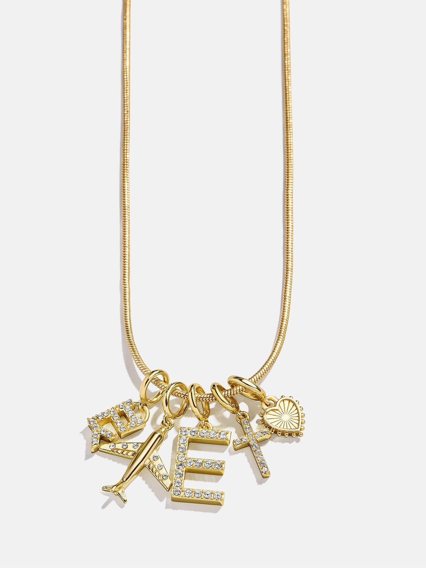 Pavé Initial Cluster Charm - Y