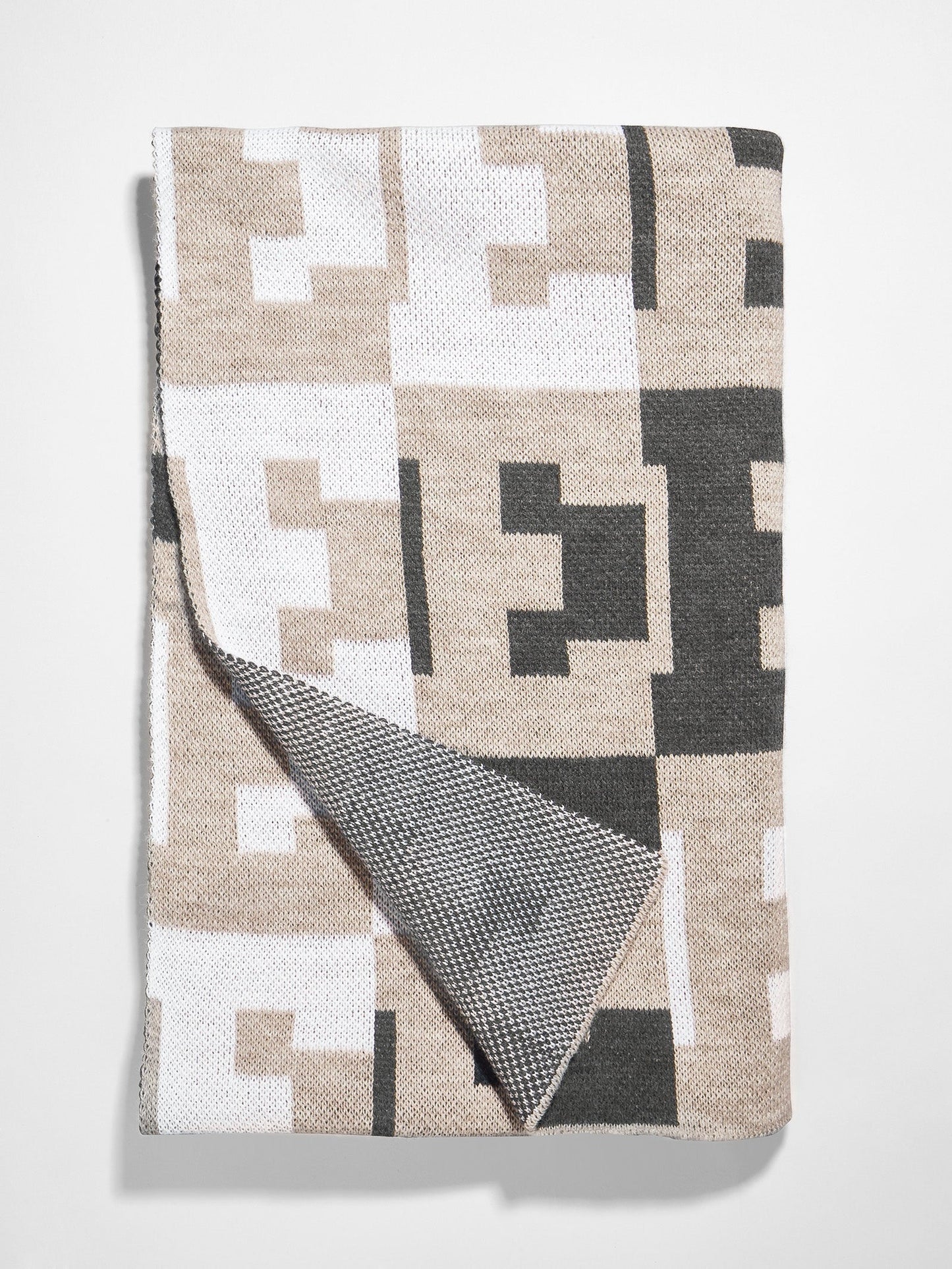 On Repeat Custom Blanket - Light Gray/White
