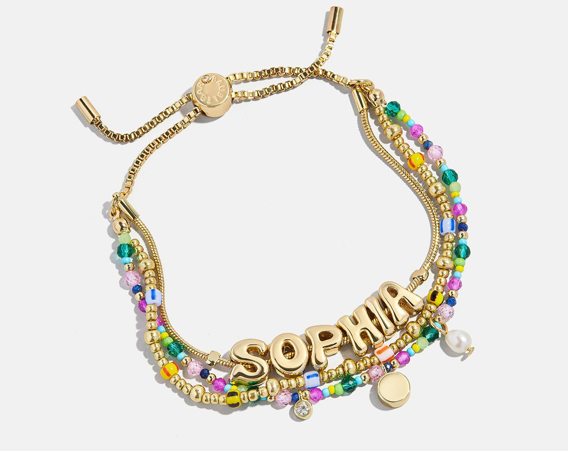 Rowan Semi-Precious Custom Layered Bracelet - St. Tropez