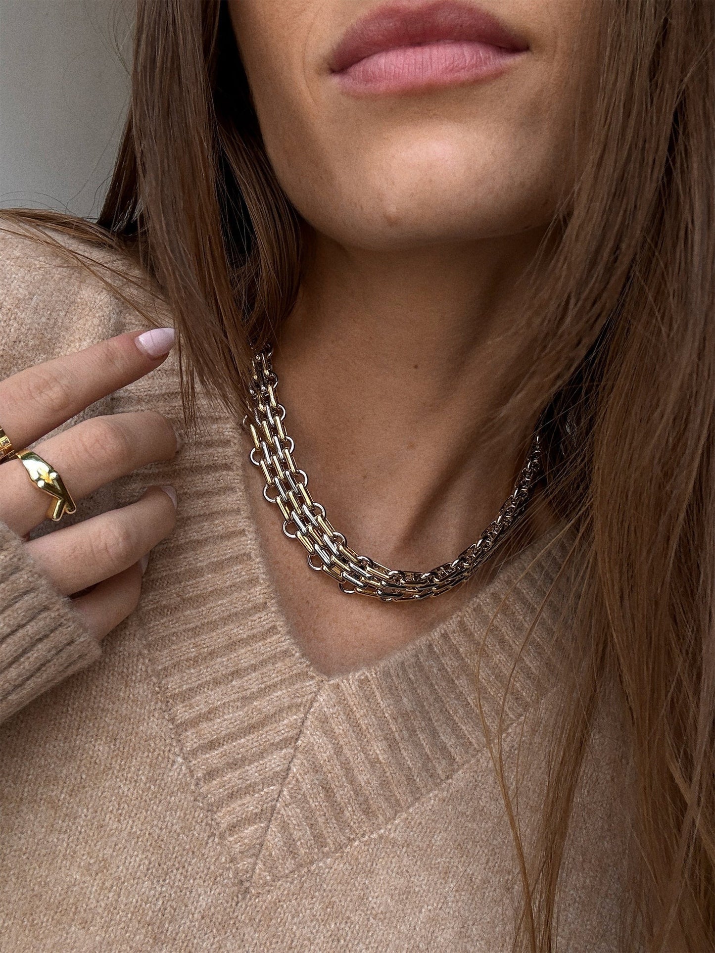 Nexa Chain Necklace - Gold/Silver