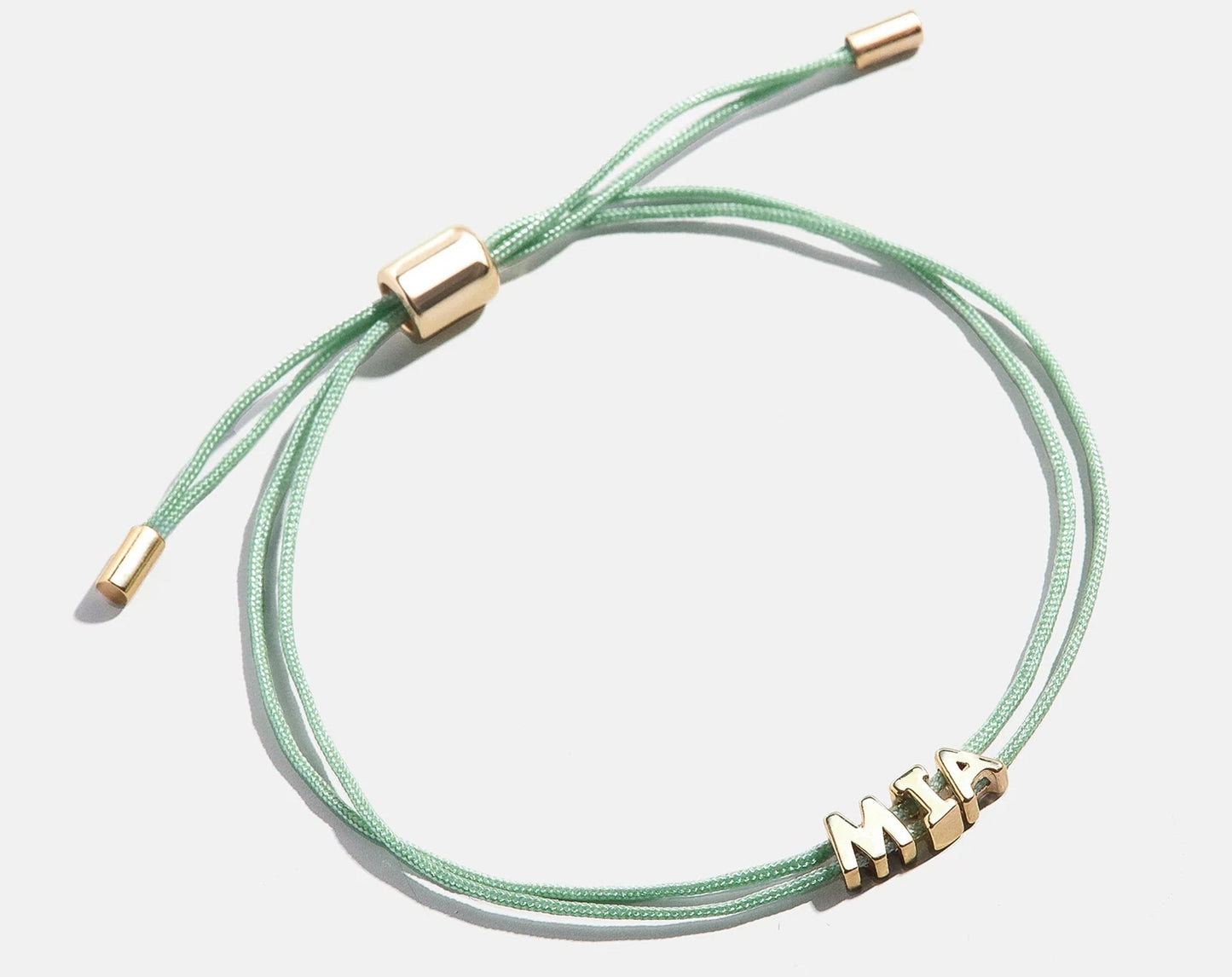 Custom Cord Bracelet - Mint