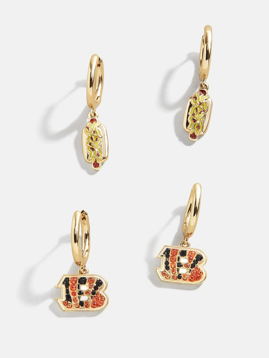 NFL Earring Set - Cincinnati Bengals