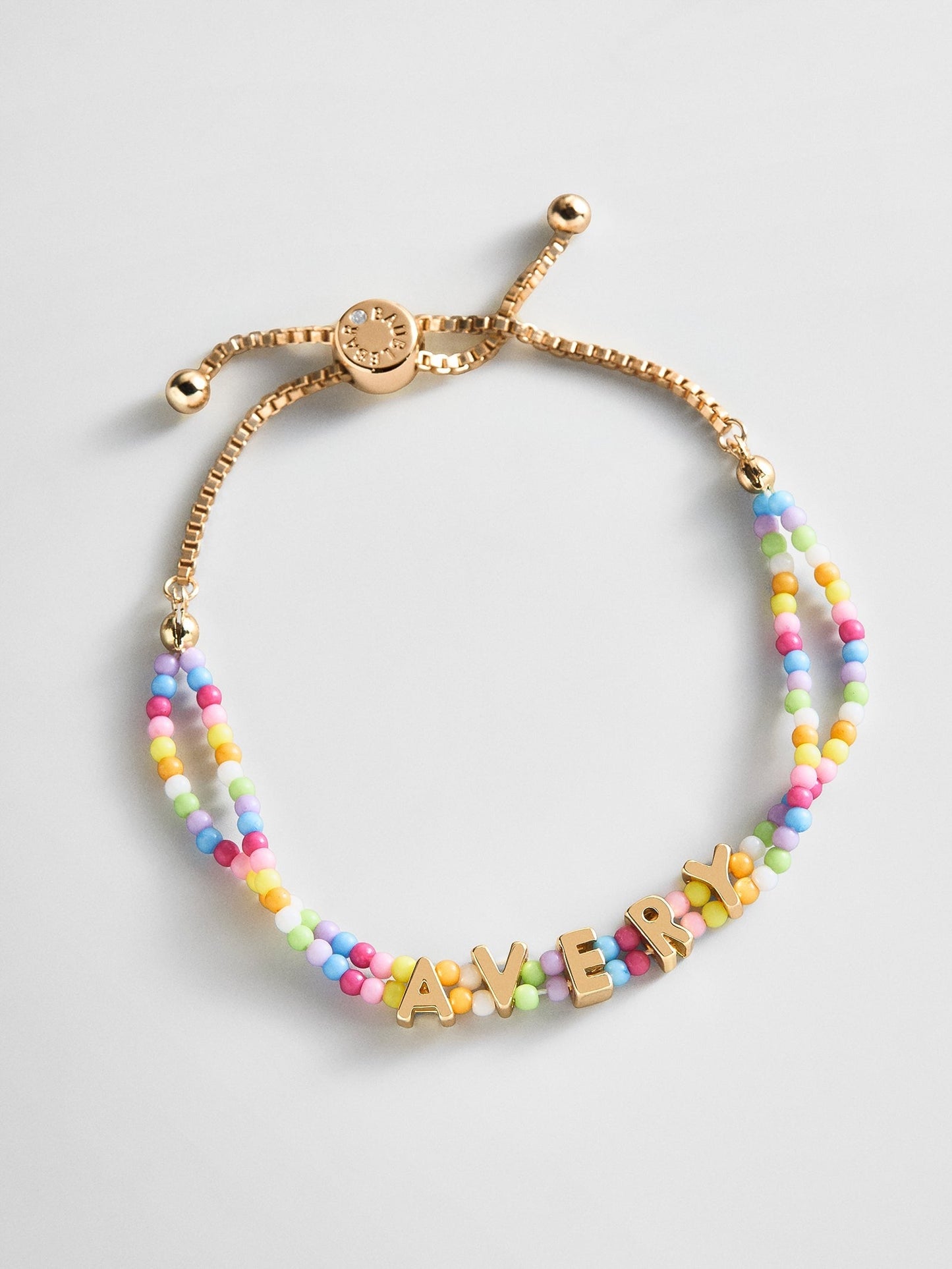 Bead Mine Kids’ Custom Name Bracelet - Light Multi