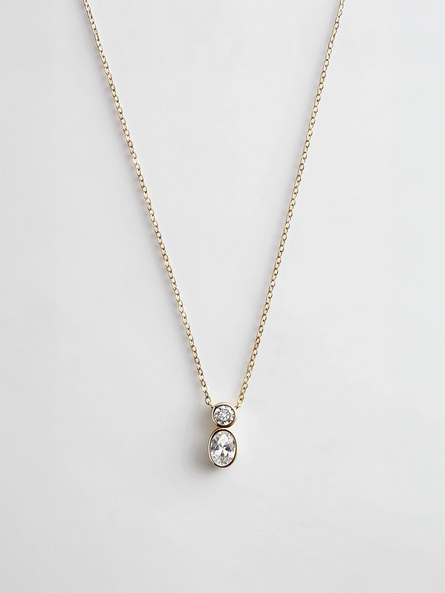 Marysol 14K Gold Necklace - Gold/Pavé