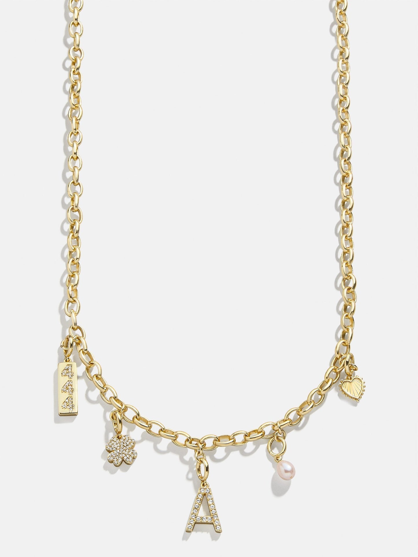 Spaced Custom Charm Necklace - Spaced Charm Necklace