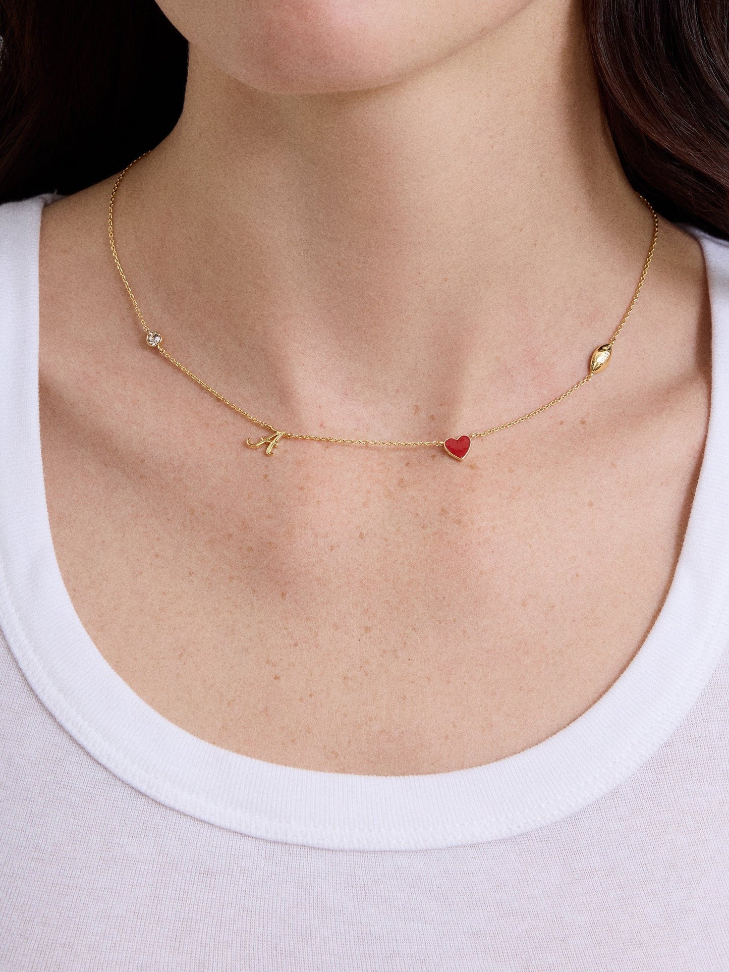 University of Alabama Spaced Charm Necklace - University of Alabama