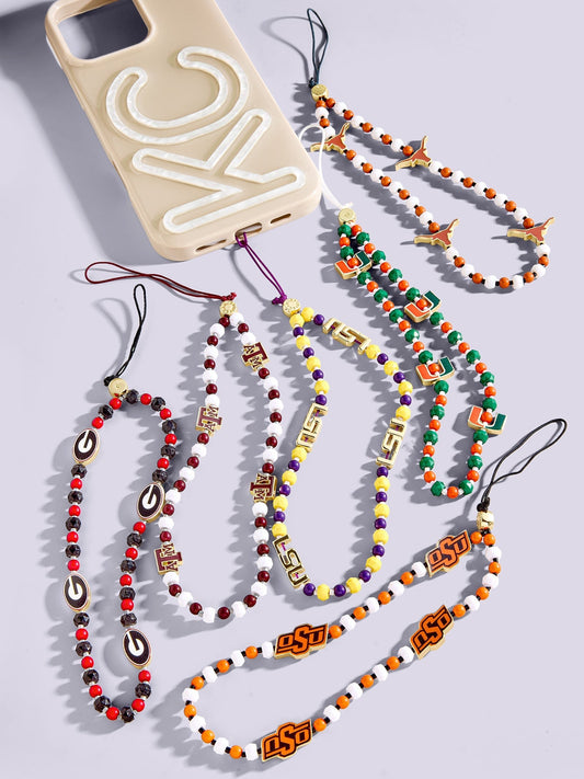 Penn State University Beaded Phone Charm - Penn State University