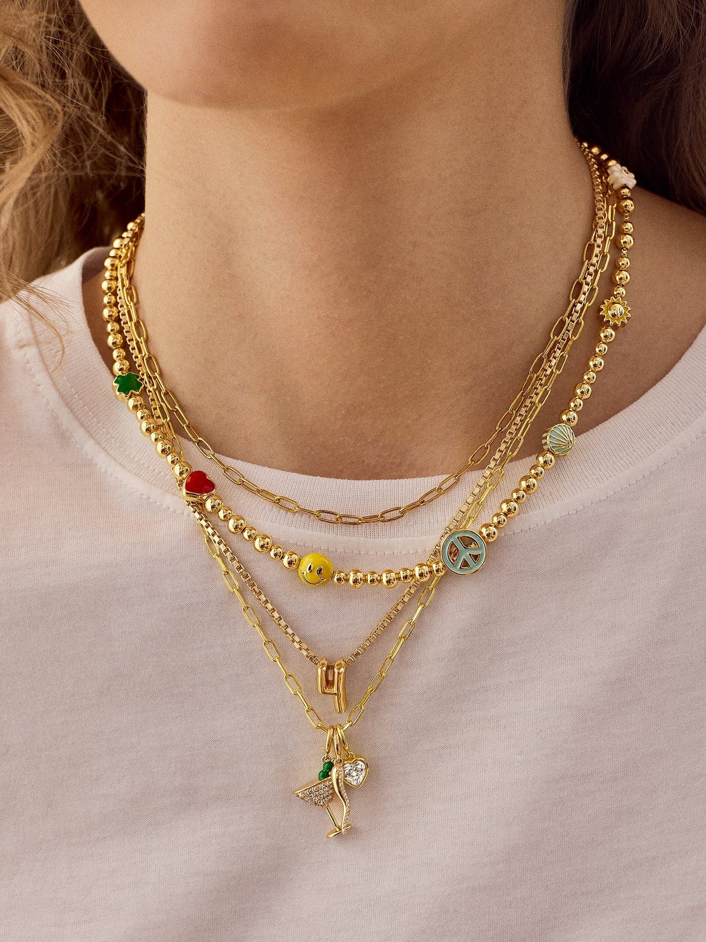 Snacks N' Sips Cluster Charm - Martini