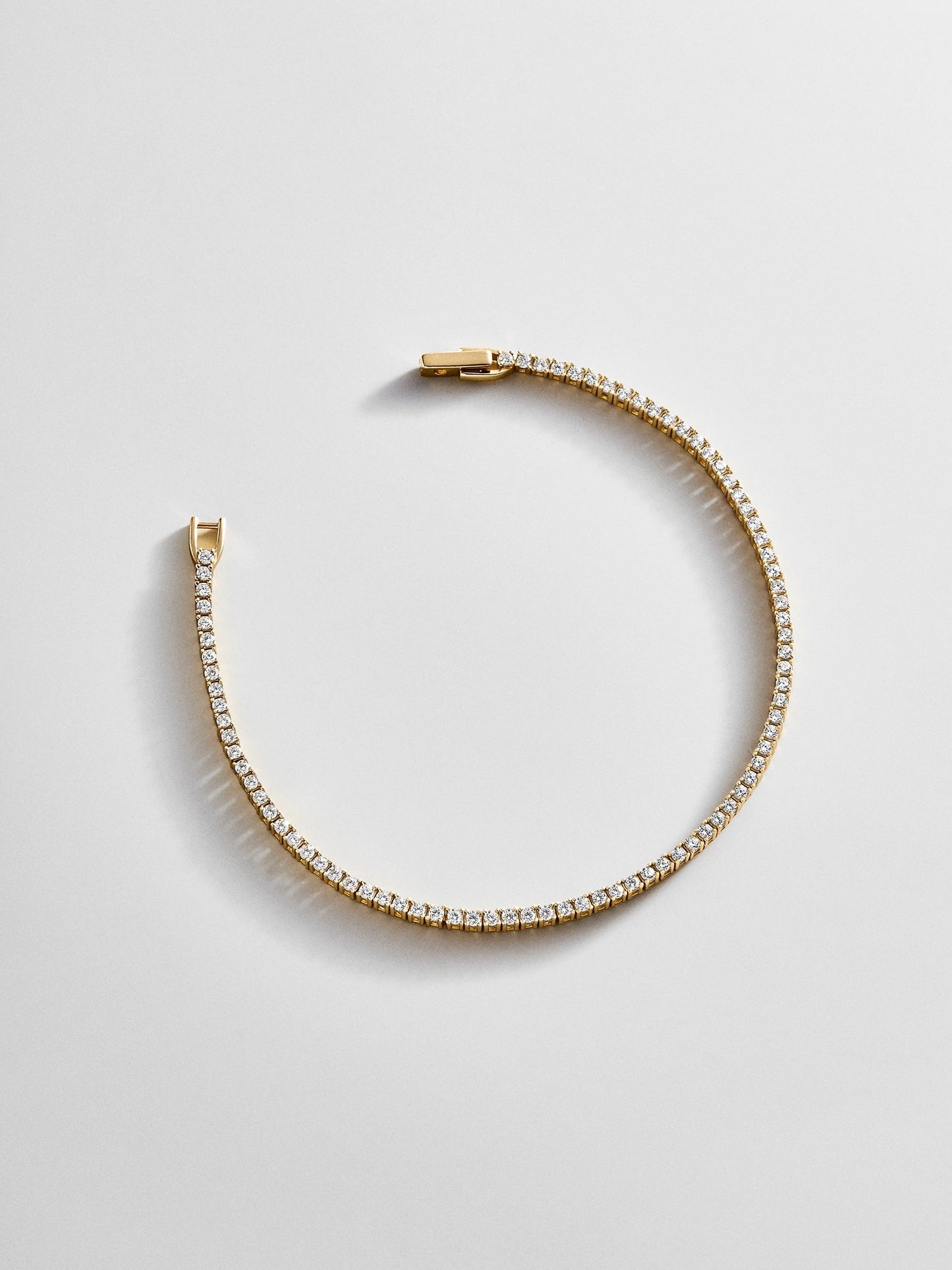 Billie 18K Gold Tennis Bracelet - 18K Gold Plated Sterling Silver