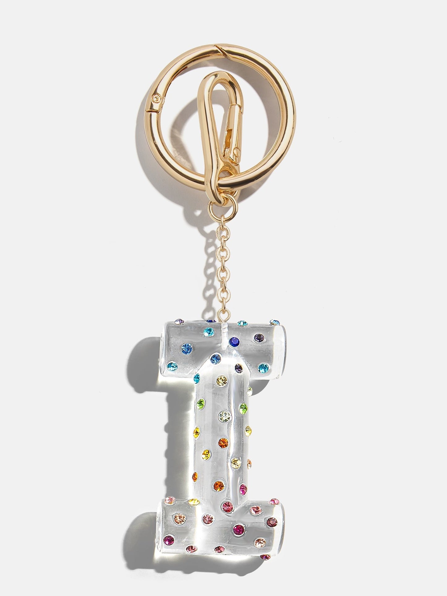 Confetti Initial Bag Charm - Multi