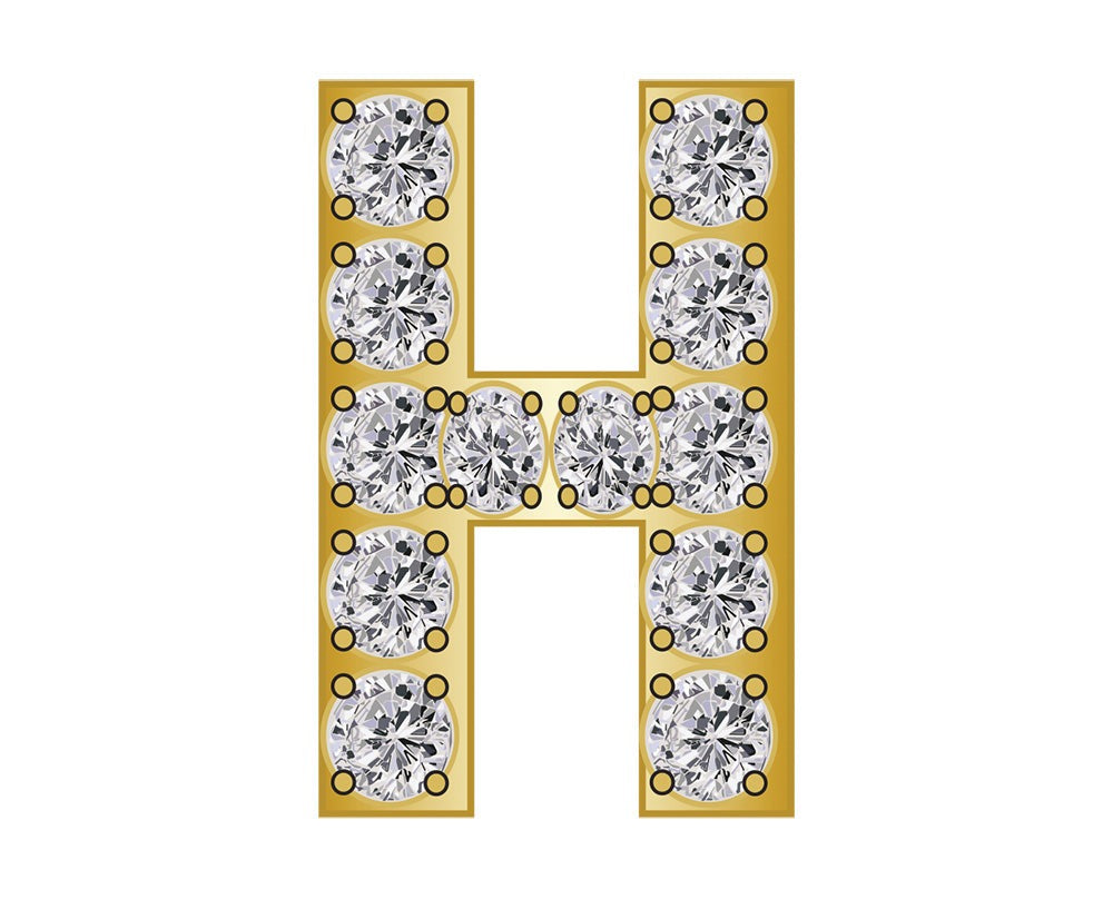 Mini H - Clear/Gold
