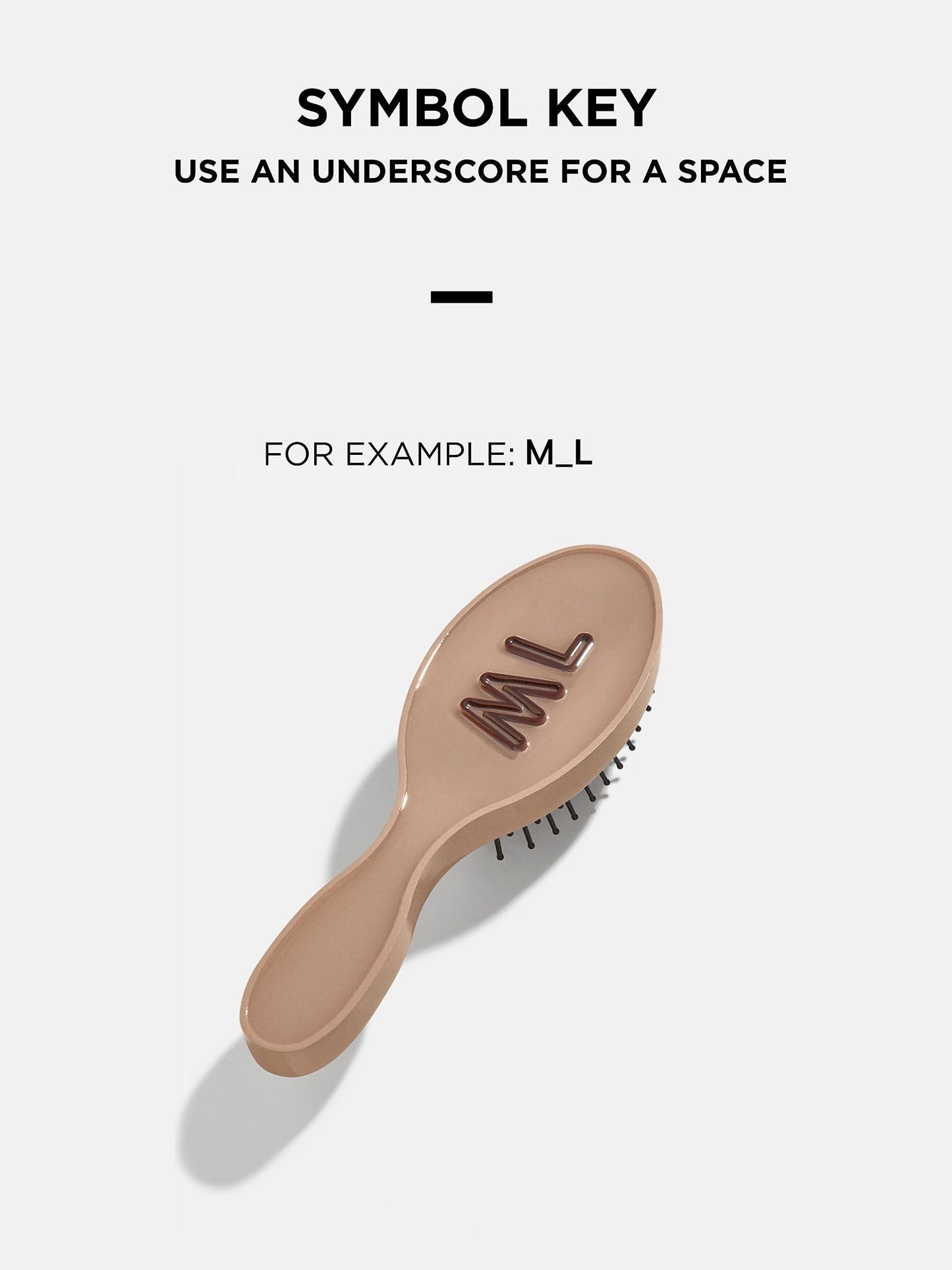 Mini Fine Line Custom Hair Brush - Pale Blue/Cobalt Blue