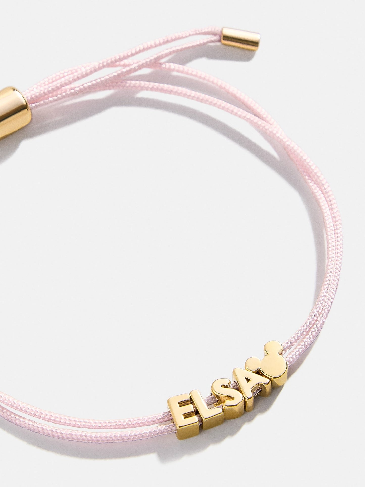 Disney Mickey Mouse Custom Cord Bracelet - Light Pink