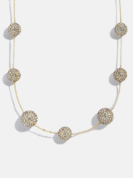 Blair Necklace - Gold/Pavé