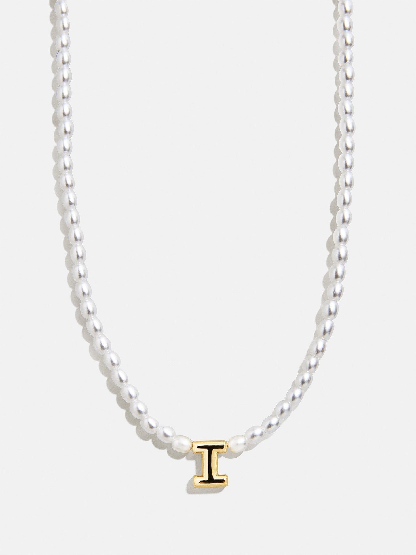 Playful Pearls Kids’ Initial Necklace - Gold/Pearl