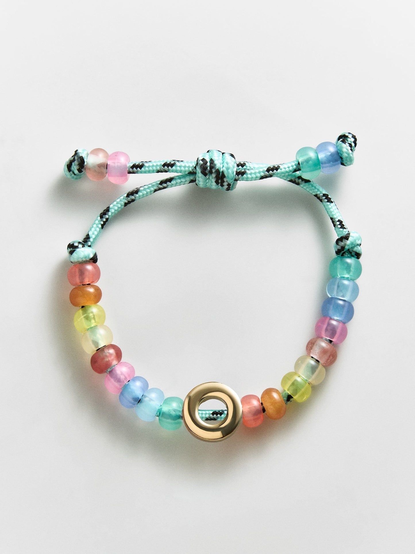 Marjorie Waterproof Initial Bracelet - Multi/Gold
