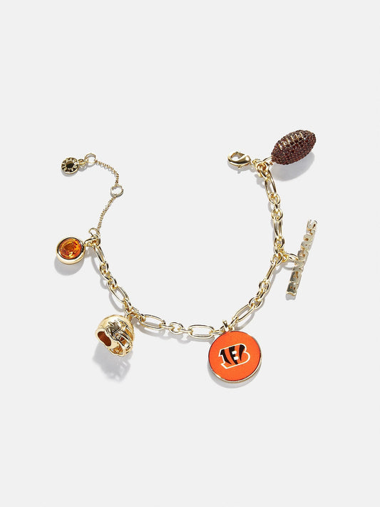 NFL Charm Bracelet - Cincinnati Bengals