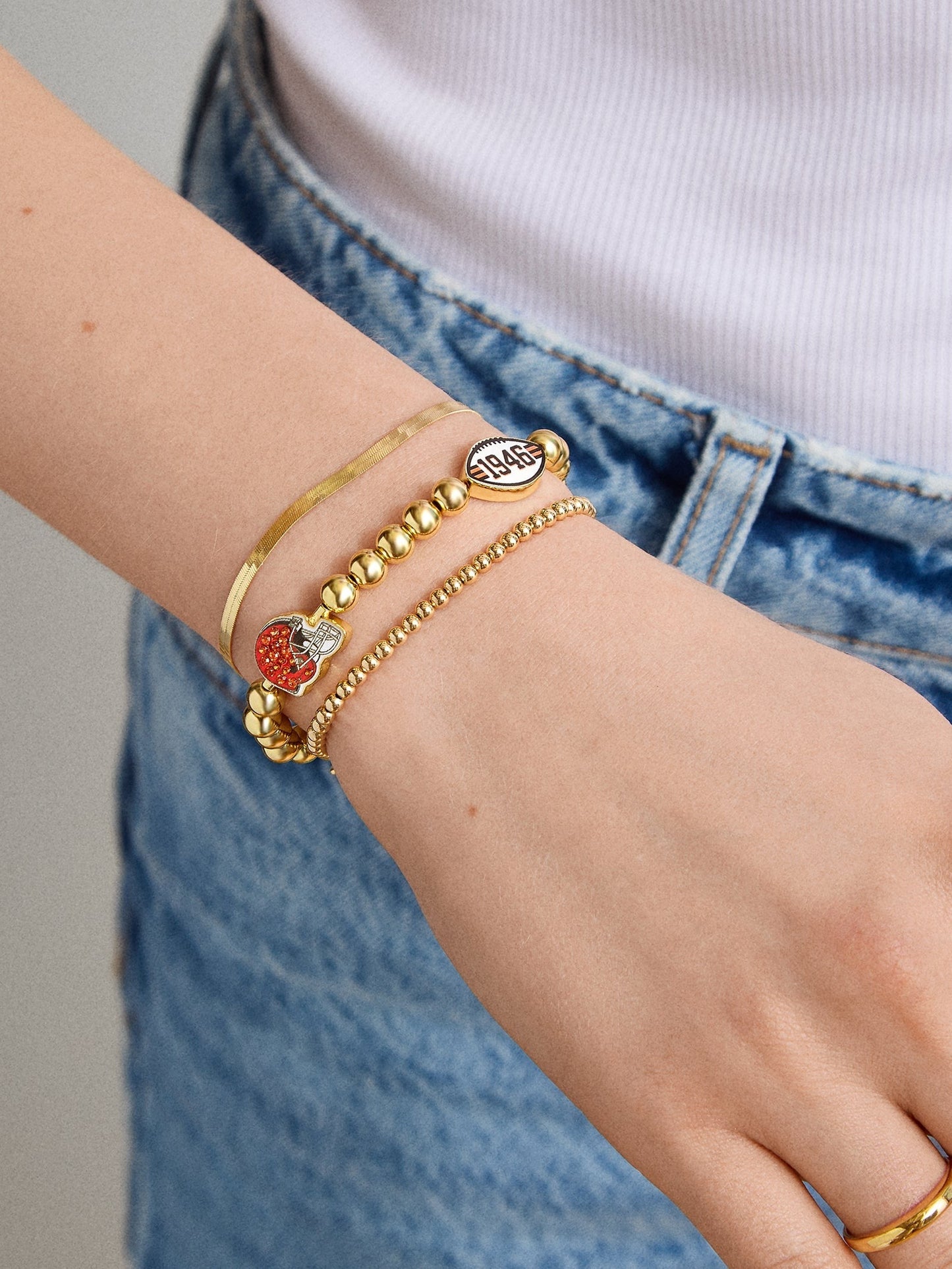 NFL Pisa Charm Bracelet - Cleveland Browns