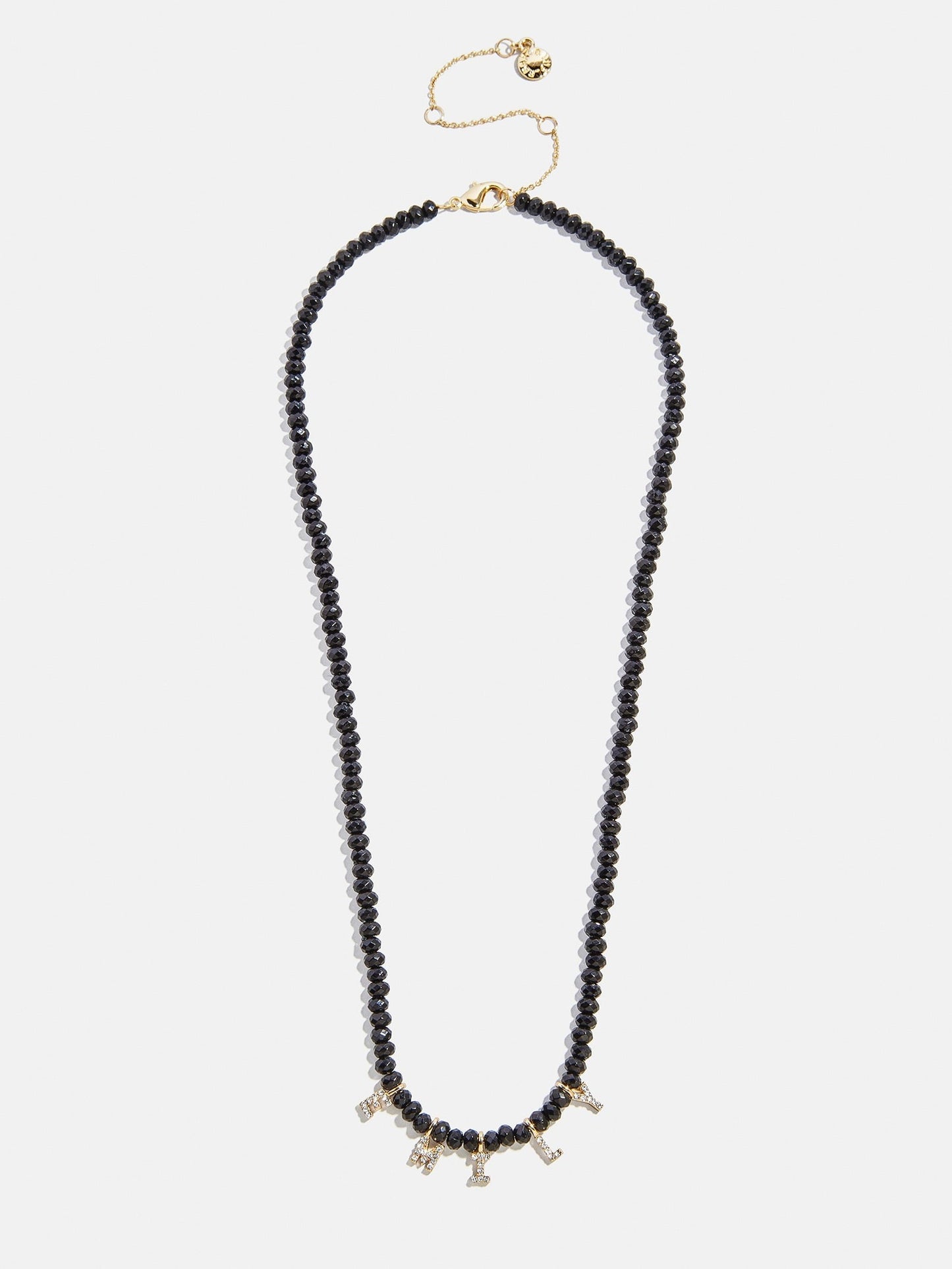 Mini Semi-Precious Custom Necklace - Onyx