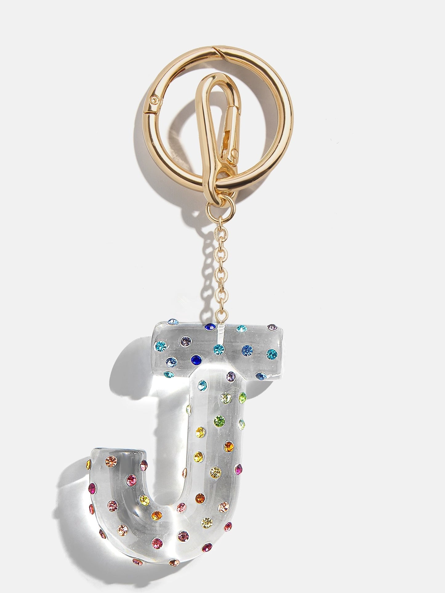 Confetti Initial Bag Charm - Multi