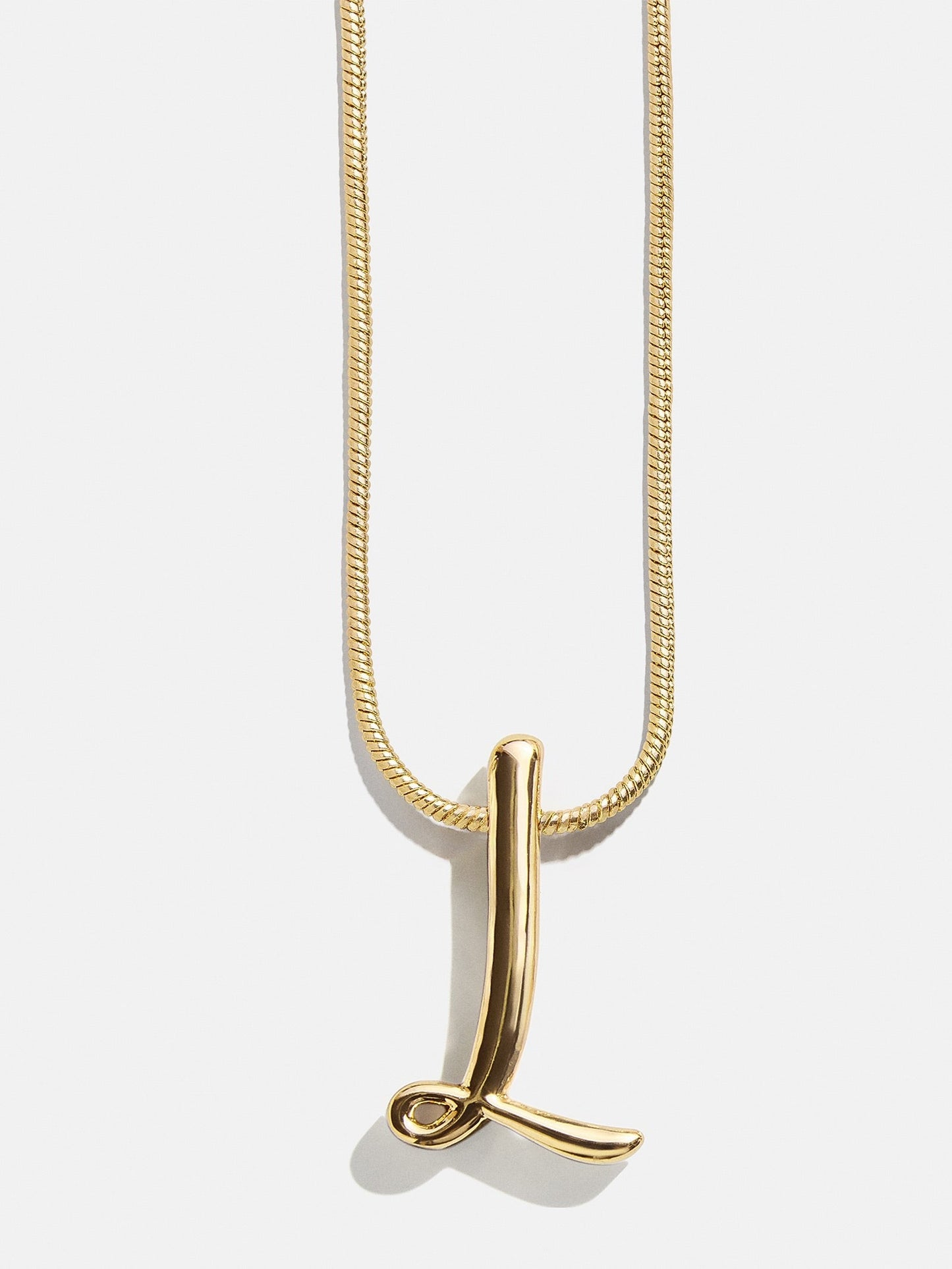 Classic Script Initial Necklace - Classic Script