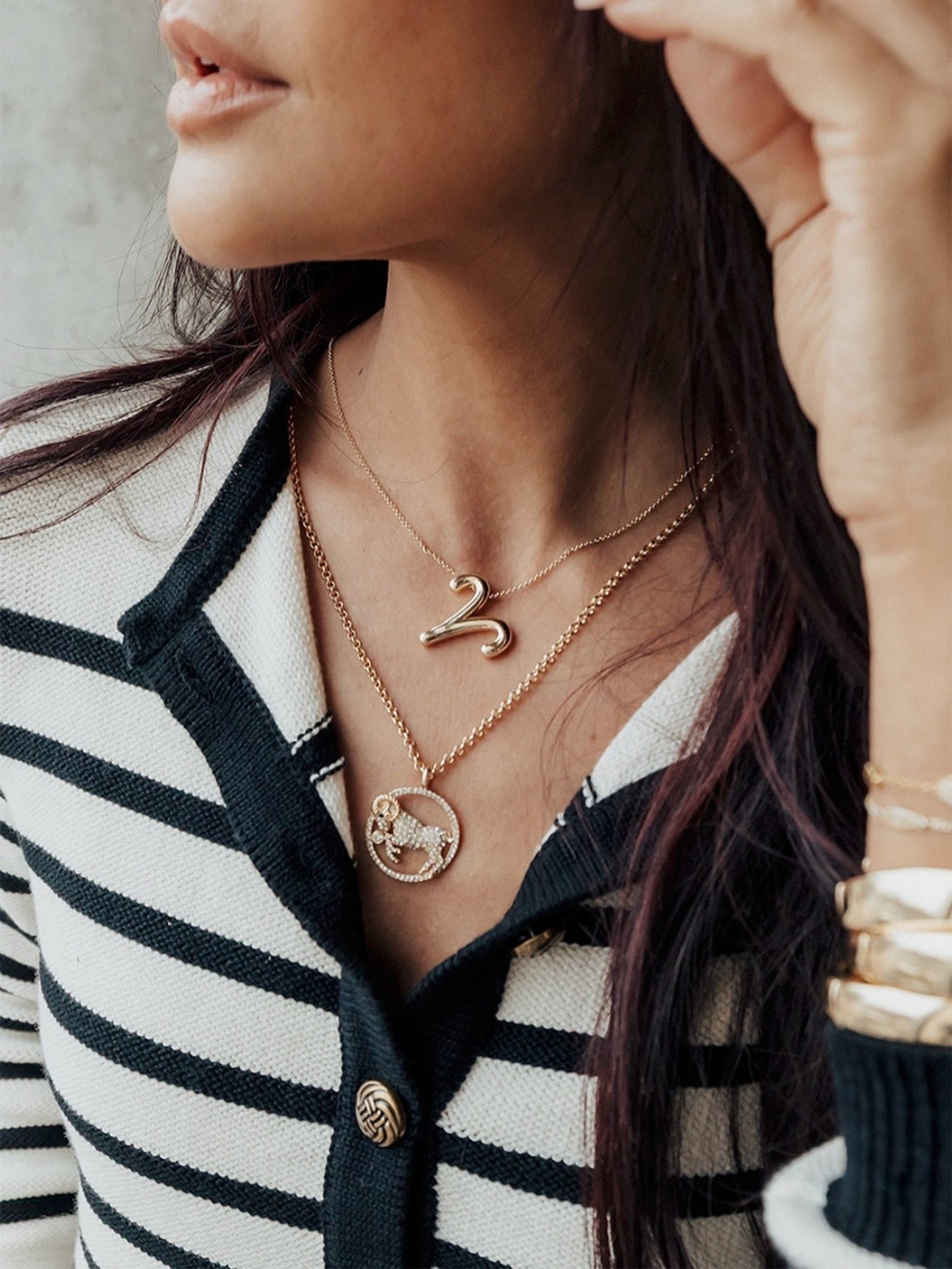 Andrea Zodiac Necklace - Pisces